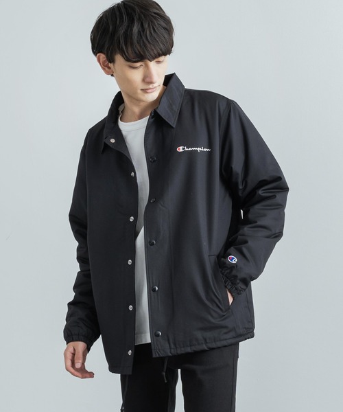 Champion チャンピオン の Champion チャンピオン 裏ボアフリース無地コーチジャケット ユニセックス C3 L610 ブルゾン Wear