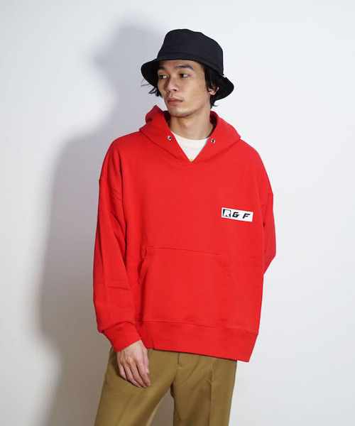 KAIKO(カイコー)の「KAIKO OBLONG PARKA RF(パーカー・メンズ・ライトグレー/ブラック/レッド/ライトパープル・S/M/L)」の4枚目の写真