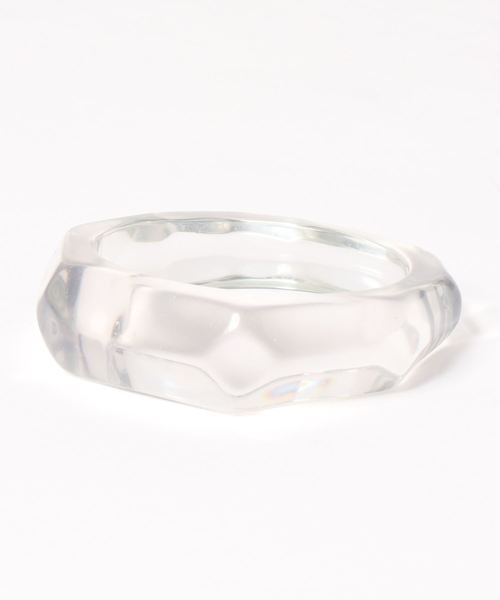 LOWRYS FARM（ローリーズファーム）の「ヘンケイバングル　831862（バングル/リストバンド・レディース・アイボリー/クリア/ブラウン・FREE）」の5枚目の写真