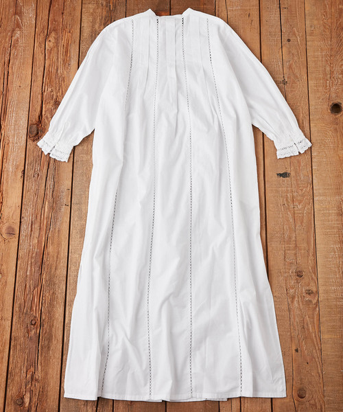 Ne Quittez Pas / POPLIN LACE LONG DRESS Ne Quittez Pas / POPLIN LACE LONG DRESS