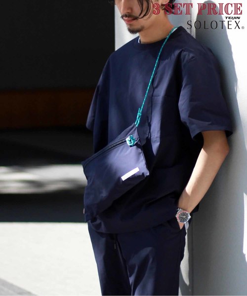 JOURNAL STANDARD(ジャーナルスタンダード)の「【SOLOTEX】 LIGHT STRETCH HOLIDAY SET #(Tシャツ/カットソー・メンズ・ブラック/ネイビー/ブラウン/グリーン系その他・SMALL/MEDIUM/LARGE/X-LARGE)」の4枚目の写真