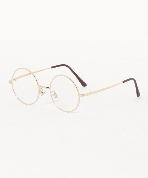 TopIsm(トップイズム)の「ラウンド型カラーレンズサングラス(サングラス・メンズ・ライトブラウン/オリーブ/ブラック/ライトピンク/クリア/ライトブルー/ゴールド系その他/シルバー系その他/ブラウン系その他/ライトパープル・F)」の1枚目の写真