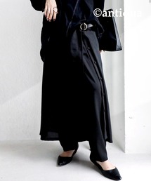 レイヤードカフェパンツ
