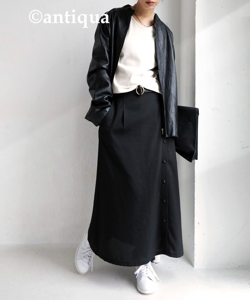 antiqua(アンティカ)の「レイヤードカフェパンツ(その他パンツ・レディース・ブラック/グレー/ブルー系その他/ベージュ・FREE)」の13枚目の写真