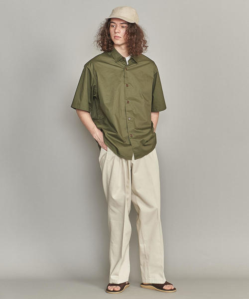 BEAUTY&YOUTH UNITED ARROWS（ビューティーアンドユースユナイテッドアローズ）の「BY T/C ツイル ビックシルエット パンツ ◆（その他パンツ・メンズ・ナチュラル/ダークグリーン/ブラック・M/XL/L/S）」の19枚目の写真