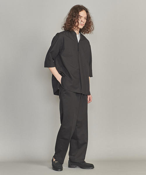 BEAUTY&YOUTH UNITED ARROWS（ビューティーアンドユースユナイテッドアローズ）の「BY T/C ツイル ビックシルエット パンツ ◆（その他パンツ・メンズ・ナチュラル/ダークグリーン/ブラック・M/XL/L/S）」の7枚目の写真