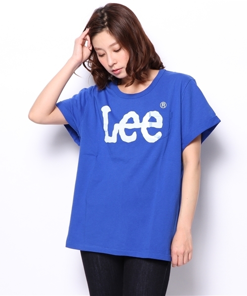 CIAOPANIC TYPY（チャオパニックティピー）の「【Lee×CIAOPANIC TYPY】リー別注ロゴTee（Tシャツ/カットソー・レディース・グレー/ホワイト/ブラック/ブルー・MEDIUM/SMALL）」の6枚目の写真