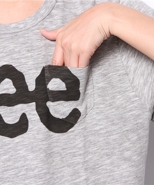 CIAOPANIC TYPY（チャオパニックティピー）の「【Lee×CIAOPANIC TYPY】リー別注ロゴTee（Tシャツ/カットソー・レディース・グレー/ホワイト/ブラック/ブルー・MEDIUM/SMALL）」の14枚目の写真