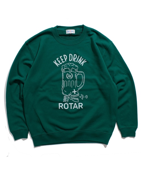 【セール】KEEP DRINK SWEAT スウェット トレーナー（スウェット）｜ROTAR（ローター）