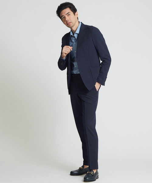 DESIGNWORKS(デザインワークス)の「4WAYサッカーハウンドトゥースプリントパンツ(その他パンツ・メンズ・ネイビー・46/48)」の6枚目の写真
