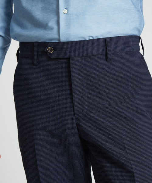 DESIGNWORKS(デザインワークス)の「4WAYサッカーハウンドトゥースプリントパンツ(その他パンツ・メンズ・ネイビー・46/48)」の7枚目の写真