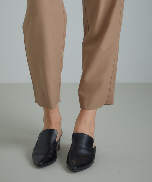 M/M ATTACHMENT(エムエムアタッチメント)の「【M/M ATTACHMENT】ビスコースギャバスラックスパンツ(スラックス・レディース・ブラック/ベージュ・1/2)」の7枚目の写真