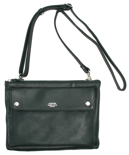 PORTER（ポーター）の「PORTER RAMBLER SHOULDER BAG ヨコ <B印 YOSHIDA SELECT>（ショルダーバッグ・メンズ・ブラック/グリーン/ブルー/ホワイト・ONE SIZE）」の3枚目の写真