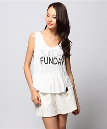 ROSE BUD | (FONT LAB)XTK7000 SUNDAY FUNDAY TANK TOP(タンクトップ)