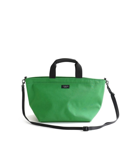 STANDARD SUPPLY(スタンダードサプライ)の「スタンダードサプライ / SIMPLICITY シンプリシティ / 2WAY B TOTE XS 2ウェイビートートXS(ショルダーバッグ・レディース・チャコールグレー/ブラック/ベージュ/グレー/レッド/ブルー/グリーン/ダークパープル/マスタード/サファリグリーン/モカ/レンガ/ダークネイビー/ストーン/ラベンダー/ライトグレー系/ダークブラウン/イエロー/オリーブ/グレイッシュベージュ/サンドベージュ/アイボリー/ケリーグリーン・FREE)」の14枚目の写真