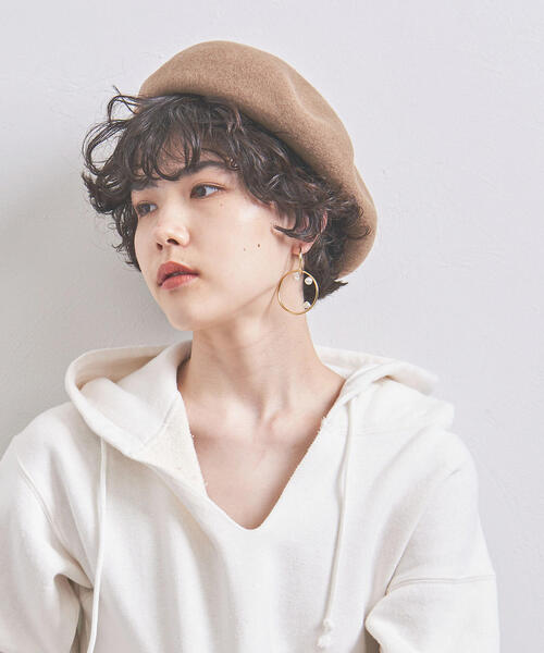 UNITED ARROWS(ユナイテッドアローズ)の「UBSC FELT ベレー帽◆(ハンチング/ベレー帽・レディース・ベージュ/グレー/ブラック・FREE)」の3枚目の写真