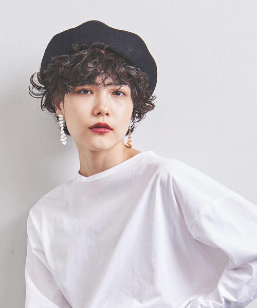 UNITED ARROWS(ユナイテッドアローズ)の「UBSC FELT ベレー帽◆(ハンチング/ベレー帽・レディース・ベージュ/グレー/ブラック・FREE)」の2枚目の写真