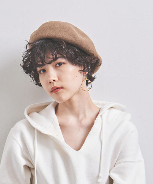 UNITED ARROWS(ユナイテッドアローズ)の「UBSC FELT ベレー帽◆(ハンチング/ベレー帽・レディース・ベージュ/グレー/ブラック・FREE)」の10枚目の写真