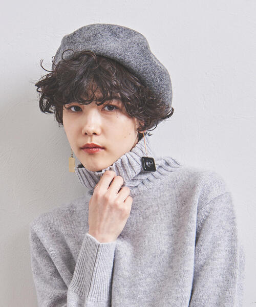 UNITED ARROWS(ユナイテッドアローズ)の「UBSC FELT ベレー帽◆(ハンチング/ベレー帽・レディース・ベージュ/グレー/ブラック・FREE)」の4枚目の写真