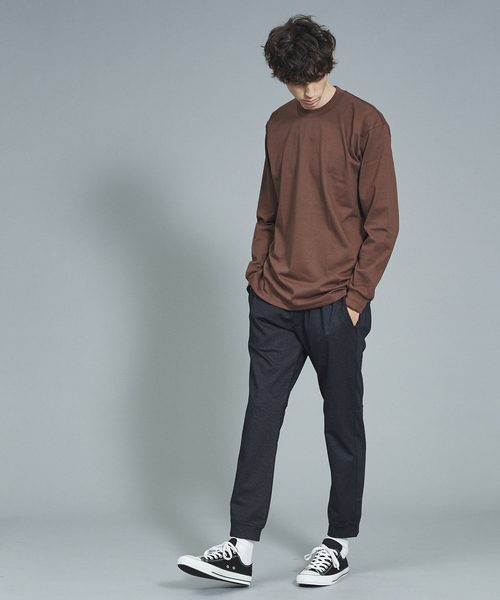 PRO CLUB （プロクラブ）の「【PRO CLUB】クルーネック　ヘビーウェイトロングTシャツ（Tシャツ/カットソー・メンズ・ホワイト/ブラック/ネイビー/ブラウン/グレー/グリーン/ボルドー/マスタード・2/3/4）」の20枚目の写真