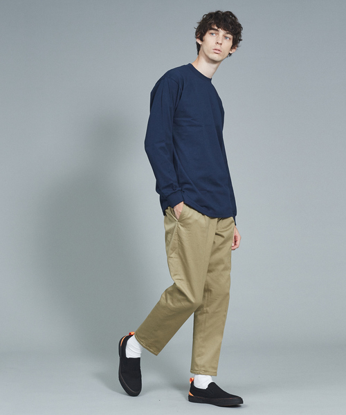 PRO CLUB （プロクラブ）の「【PRO CLUB】クルーネック　ヘビーウェイトロングTシャツ（Tシャツ/カットソー・メンズ・ホワイト/ブラック/ネイビー/ブラウン/グレー/グリーン/ボルドー/マスタード・2/3/4）」の12枚目の写真