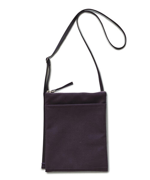 BEAUTY&YOUTH UNITED ARROWS(ビューティーアンドユースユナイテッドアローズ)の「BY ライトファブリック ミニ ショルダーバッグ ◇(ショルダーバッグ・メンズ・パープル/ベージュ/その他1/ブラック/シルバー・FREE)」の1枚目の写真