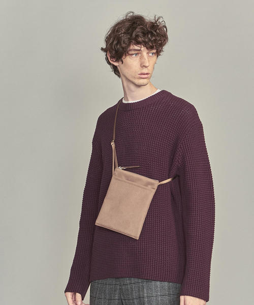 BEAUTY&YOUTH UNITED ARROWS(ビューティーアンドユースユナイテッドアローズ)の「BY ライトファブリック ミニ ショルダーバッグ ◇(ショルダーバッグ・メンズ・パープル/ベージュ/その他1/ブラック/シルバー・FREE)」の12枚目の写真