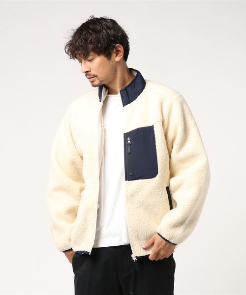 VIBGYOR(ヴィブジョー)の「VIBGYOR Select/ スタンドネックフルZIP(MAP)(ブルゾン・メンズ・ブラック/ベージュ/グレー/カーキ/アイボリー/ホワイト系その他・MEDIUM/LARGE/X-LARGE)」の5枚目の写真