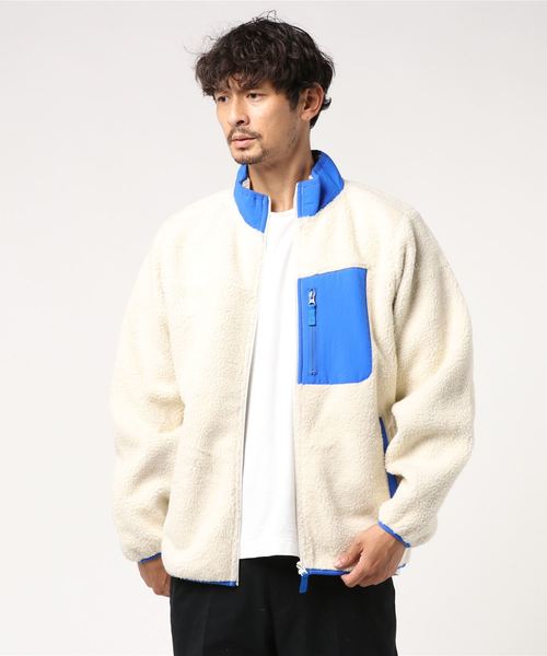 VIBGYOR(ヴィブジョー)の「VIBGYOR Select/ スタンドネックフルZIP(MAP)(ブルゾン・メンズ・ブラック/ベージュ/グレー/カーキ/アイボリー/ホワイト系その他・MEDIUM/LARGE/X-LARGE)」の2枚目の写真