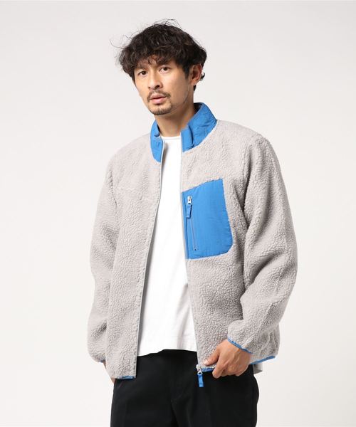 VIBGYOR(ヴィブジョー)の「VIBGYOR Select/ スタンドネックフルZIP(MAP)(ブルゾン・メンズ・ブラック/ベージュ/グレー/カーキ/アイボリー/ホワイト系その他・MEDIUM/LARGE/X-LARGE)」の1枚目の写真
