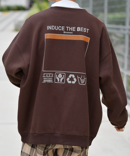 kutir(クティール)の「バックプリントウラキモウスウェット(Tシャツ/カットソー・メンズ・ホワイト/ブラック/ダークブラウン・MEDIUM/LARGE)」の3枚目の写真
