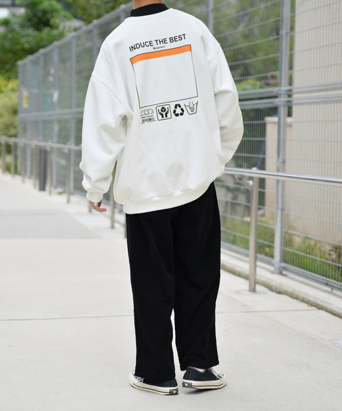 kutir(クティール)の「バックプリントウラキモウスウェット(Tシャツ/カットソー・メンズ・ホワイト/ブラック/ダークブラウン・MEDIUM/LARGE)」の4枚目の写真