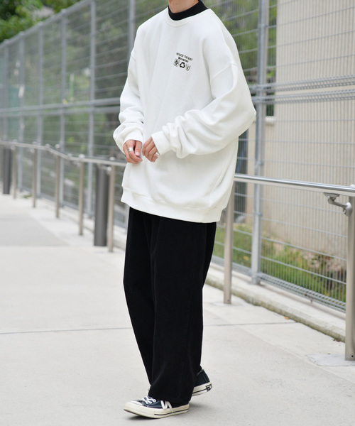 kutir(クティール)の「バックプリントウラキモウスウェット(Tシャツ/カットソー・メンズ・ホワイト/ブラック/ダークブラウン・MEDIUM/LARGE)」の5枚目の写真