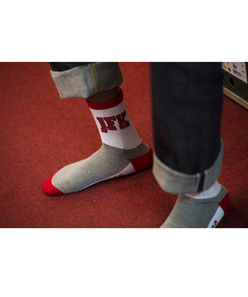 CHARI&CO（チャリアンドコー）の「CHARI&CO NYC / M ソックス JFK（ソックス/靴下・メンズ・ホワイト/グレー/ネイビー・ONE SIZE）」の19枚目の写真