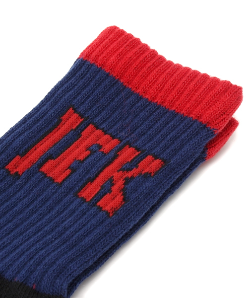 CHARI&CO（チャリアンドコー）の「CHARI&CO NYC / M ソックス JFK（ソックス/靴下・メンズ・ホワイト/グレー/ネイビー・ONE SIZE）」の4枚目の写真