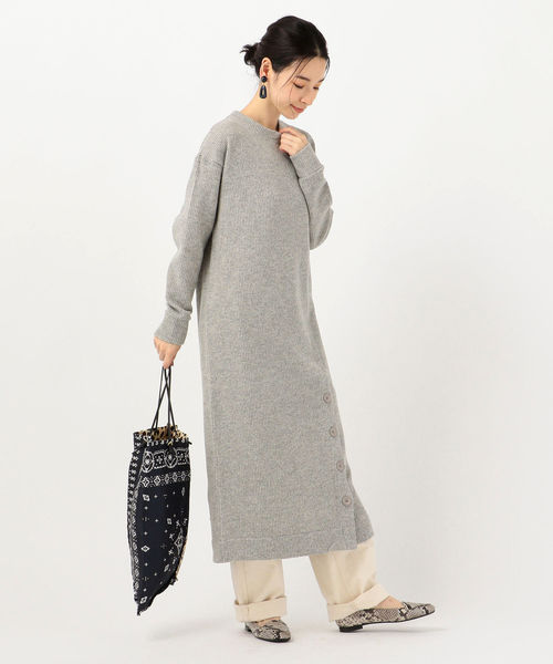 SHIPS(シップス)の「リブシャギーワンピース(ワンピース・レディース・ライトグレー/ベージュ/ロイヤルブルー・ONE SIZE)」の18枚目の写真