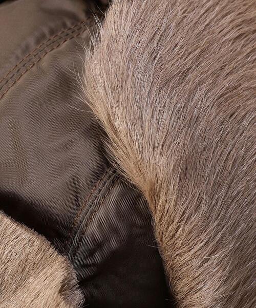 Hender Scheme(エンダースキーマ)の「<Hender Scheme>FUR PILOT CAP/キャップ ◆(キャップ・レディース・ホワイト/レッド/ブラウン/ブラック・FREE)」の6枚目の写真