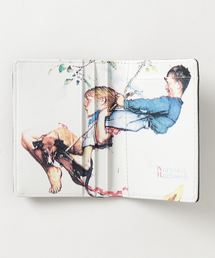 NAUGHTIAM（ノーティアム）の「【NAUGHTIAM/ノーティアム】Norman Rockwell ノーマンロックウェル イラストシリーズ Young love / Swinging 二つ折りパスケース（パスケース）」
