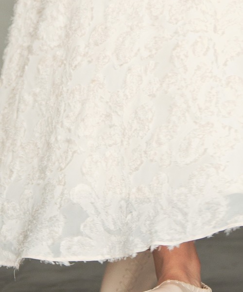 Aunt Marie's（アントマリーズ）の「AUNT MARIE'S シフォンカットジャガードスカート（スカート・レディース・ブラック/ナチュラル・FREE）」の11枚目の写真