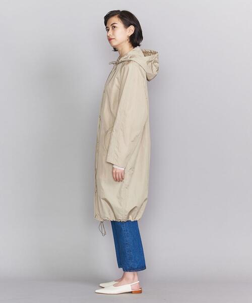 BEAUTY&YOUTH UNITED ARROWS（ビューティーアンドユースユナイテッドアローズ）の「BY ナイロンシャインタフタフードブルゾンコート о（その他アウター・レディース・ベージュ/コバルトブルー/その他7/その他2・M/S）」の16枚目の写真