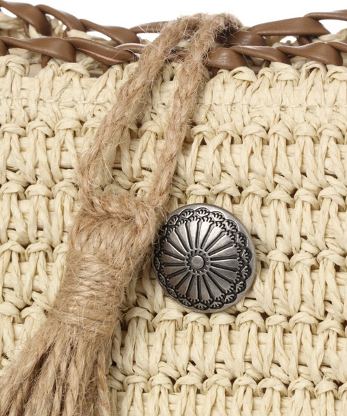 BAYFLOW（ベイフロー）の「20SSペーパータックロゴトートL（トートバッグ・レディース・ブラウン/ナチュラル・FREE）」の14枚目の写真