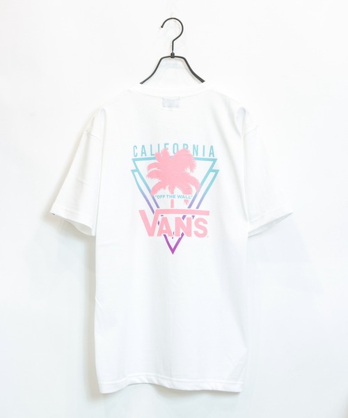 VANS(バンズ)の「VANS-FLV PALM TREE Tシャツ(Tシャツ/カットソー・メンズ・ホワイト/ブラック/ベージュ・M/L)」の2枚目の写真