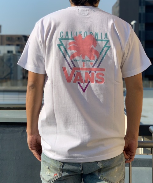 VANS(バンズ)の「VANS-FLV PALM TREE Tシャツ(Tシャツ/カットソー・メンズ・ホワイト/ブラック/ベージュ・M/L)」の11枚目の写真