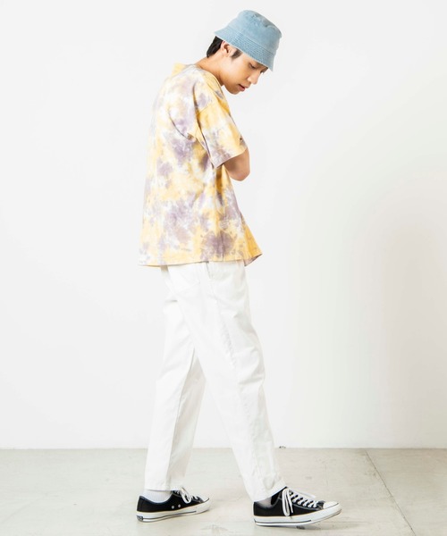 WEGO（ウィゴー）の「WEGO/タイダイビッグ半袖Tシャツ（Tシャツ/カットソー・メンズ・パープル/ピンク・MEDIUM/LARGE）」の5枚目の写真