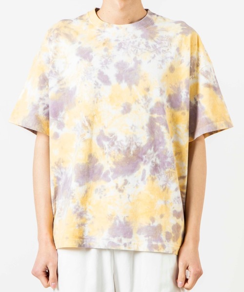 WEGO（ウィゴー）の「WEGO/タイダイビッグ半袖Tシャツ（Tシャツ/カットソー・メンズ・パープル/ピンク・MEDIUM/LARGE）」の13枚目の写真