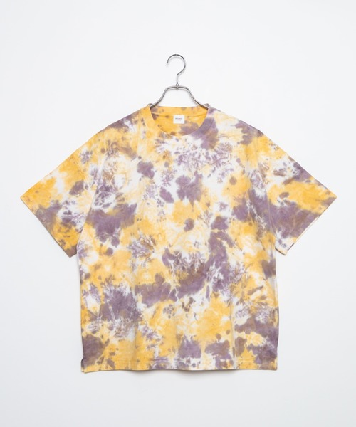 WEGO（ウィゴー）の「WEGO/タイダイビッグ半袖Tシャツ（Tシャツ/カットソー・メンズ・パープル/ピンク・MEDIUM/LARGE）」の10枚目の写真