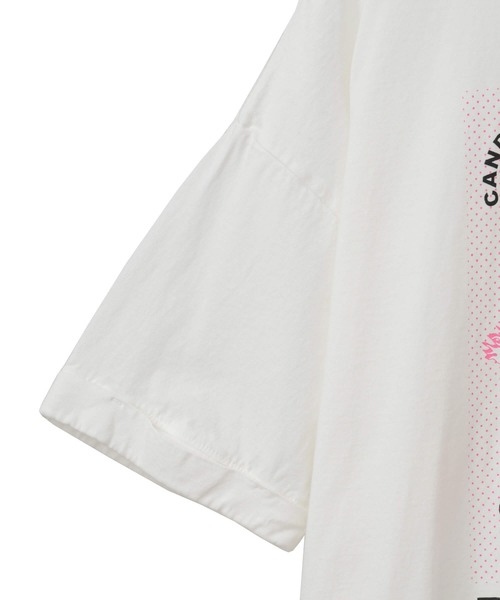 Candy Stripper（キャンディストリッパー）の「DEPRAVED CANDY BIG BIG Tシャツ（Tシャツ/カットソー・レディース・オフホワイト/ブラック/グリーン/ラベンダー・2）」の9枚目の写真