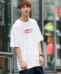 JAPANクラフト BOXロゴ ビッグシルエット Tシャツ