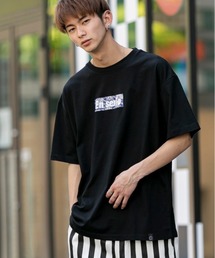 En serio TOKYO | 吸湿速乾機能ボディ/JAPANクラフトBOXロゴ/ルーズシルエットTシャツ(Tシャツ/カットソー)