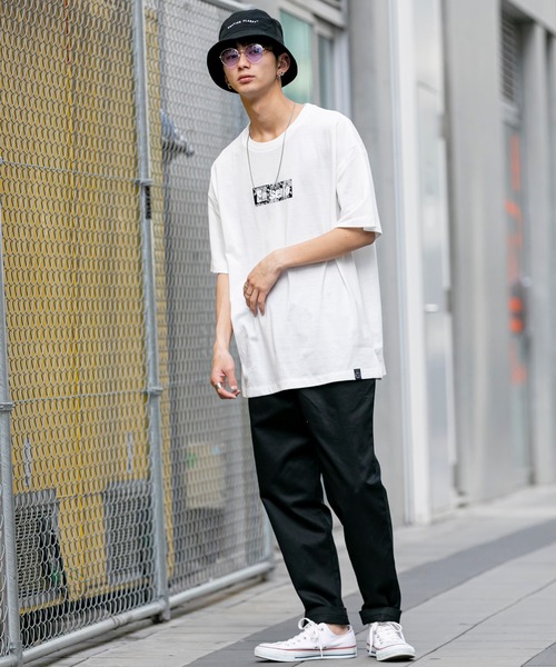 En serio TOKYO（エンソリオトーキョー）の「JAPANクラフト BOXロゴ ビッグシルエット Tシャツ（Tシャツ/カットソー・メンズ・ホワイト系その他/ブラック系その他/ホワイト系その他2/ブラック系その他3/ホワイト系その他3/ブラック系その他2・LL/S/M/L）」の18枚目の写真